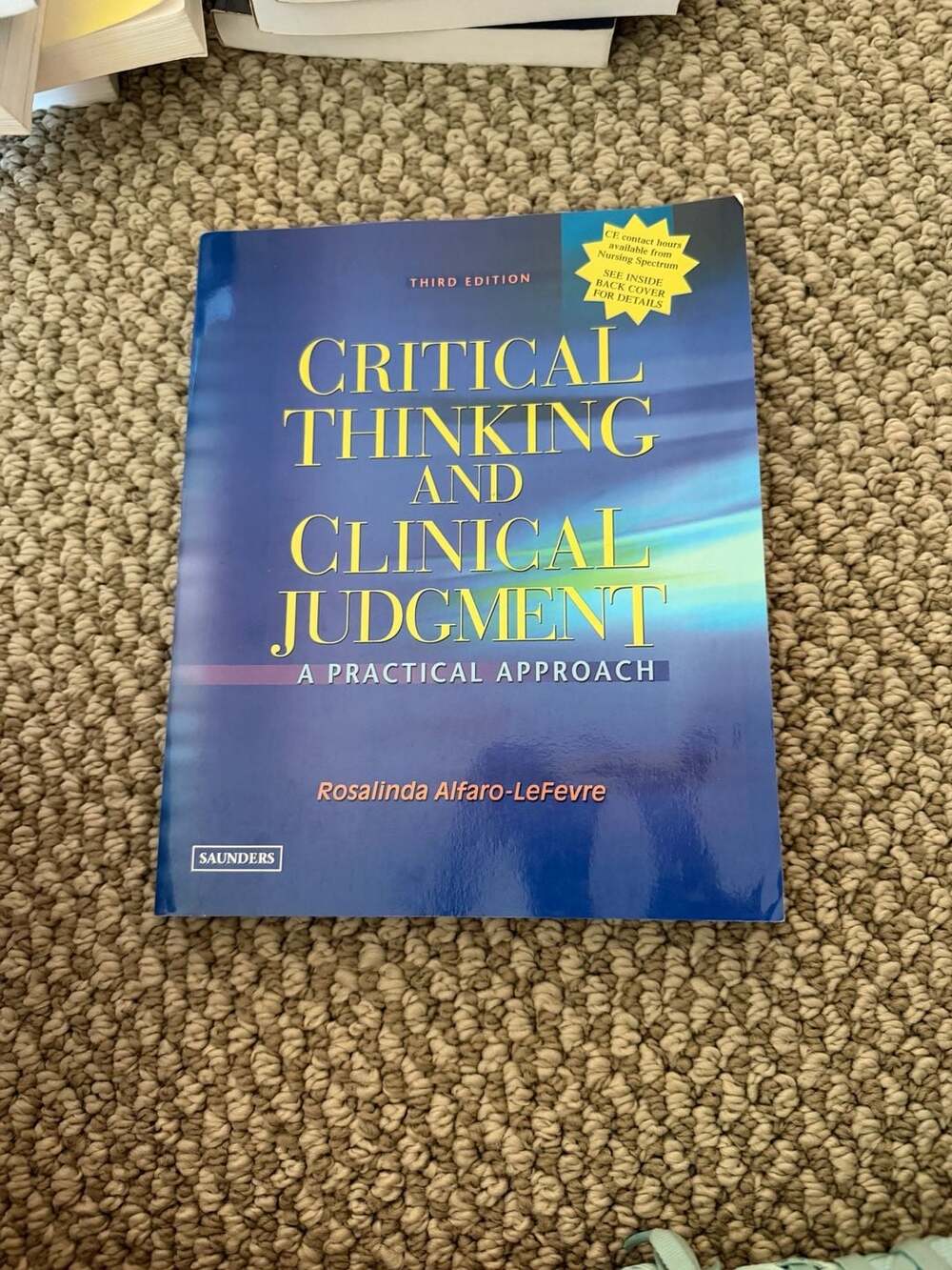 Critical Thinking and Clinical Judgment: A Practical Approach
